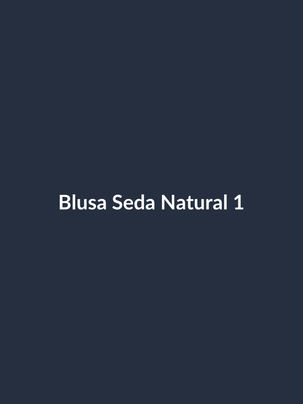 Blusa Seda Natural