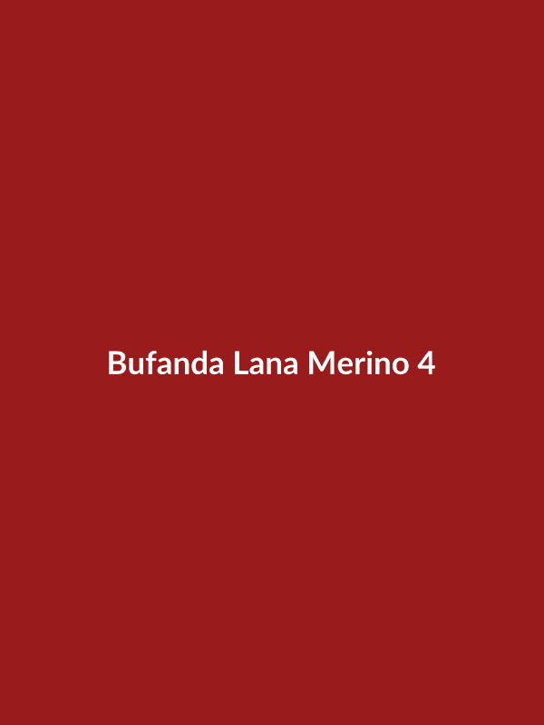Bufanda Lana Merino - 4