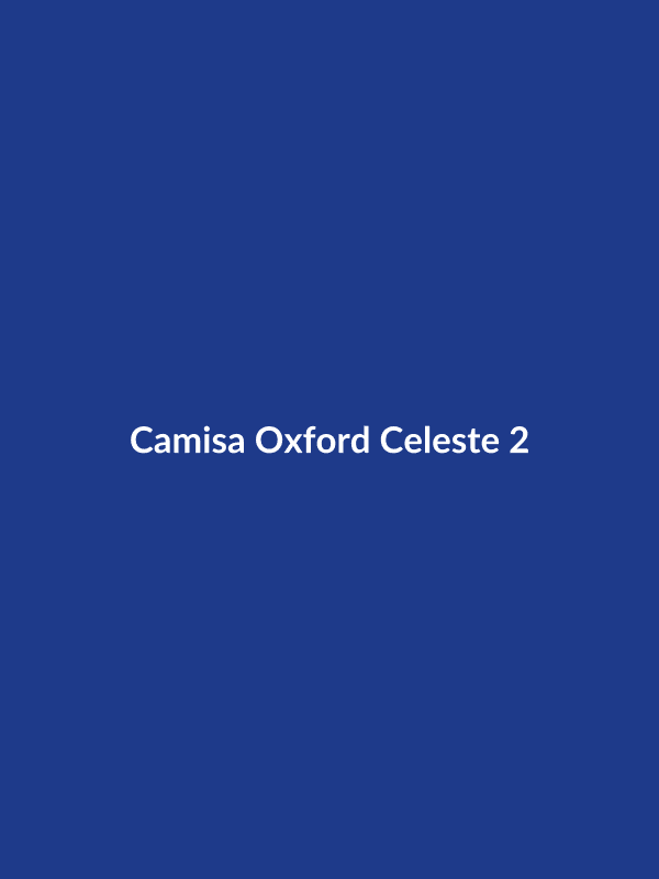 Camisa Oxford Celeste - 2