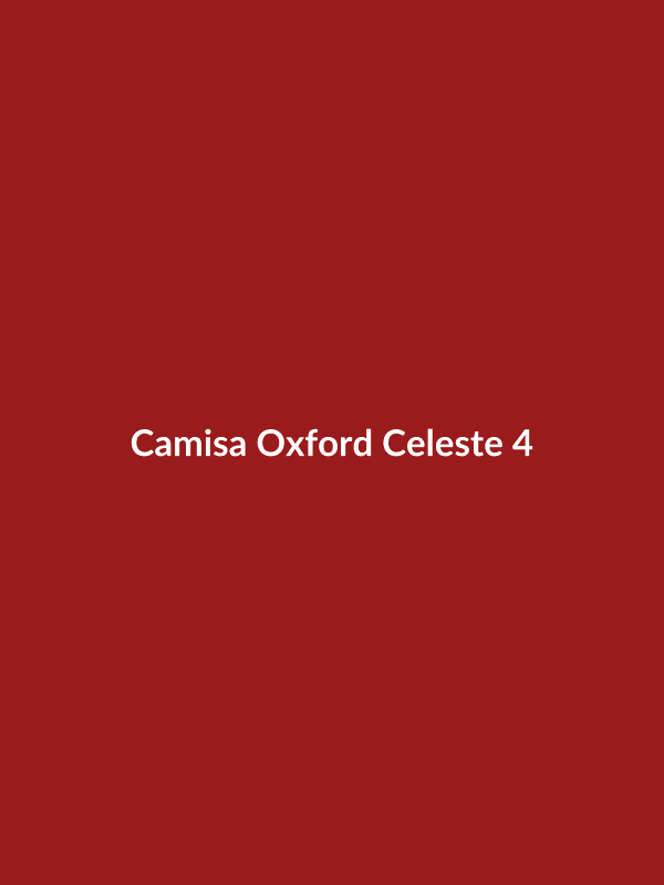 Camisa Oxford Celeste - 4