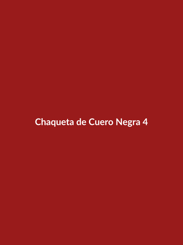 Chaqueta de Cuero Negra - 4