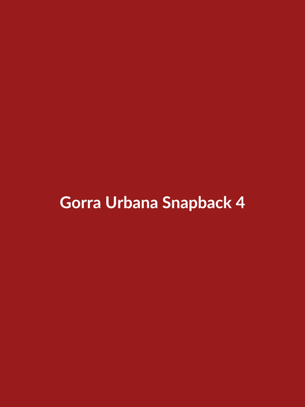Gorra Urbana Snapback - 4