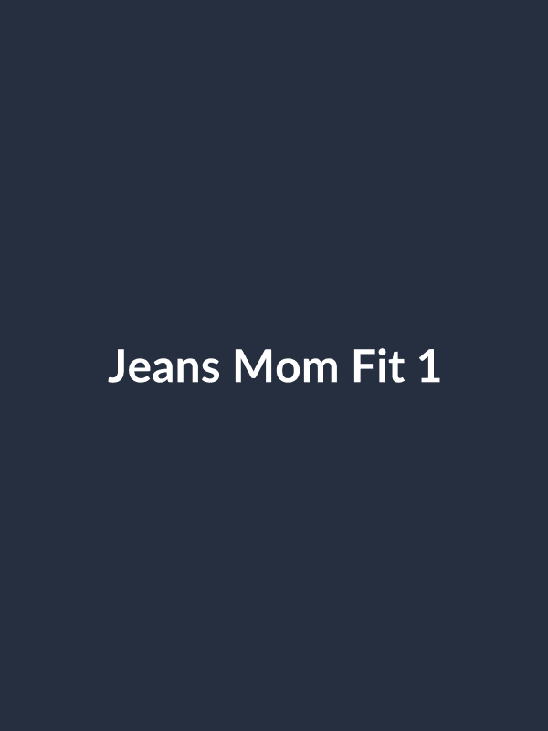 Jeans Mom Fit