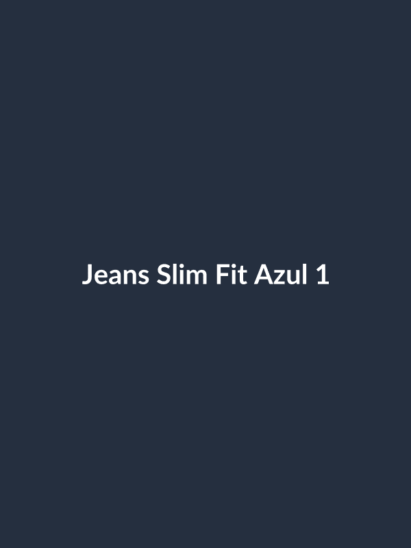 Jeans Slim Fit Azul