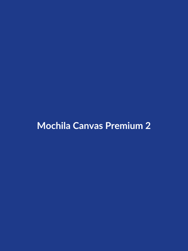 Mochila Canvas Premium - 2