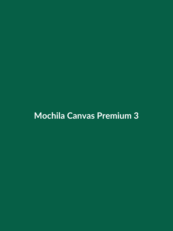 Mochila Canvas Premium - 3