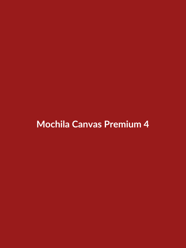 Mochila Canvas Premium - 4