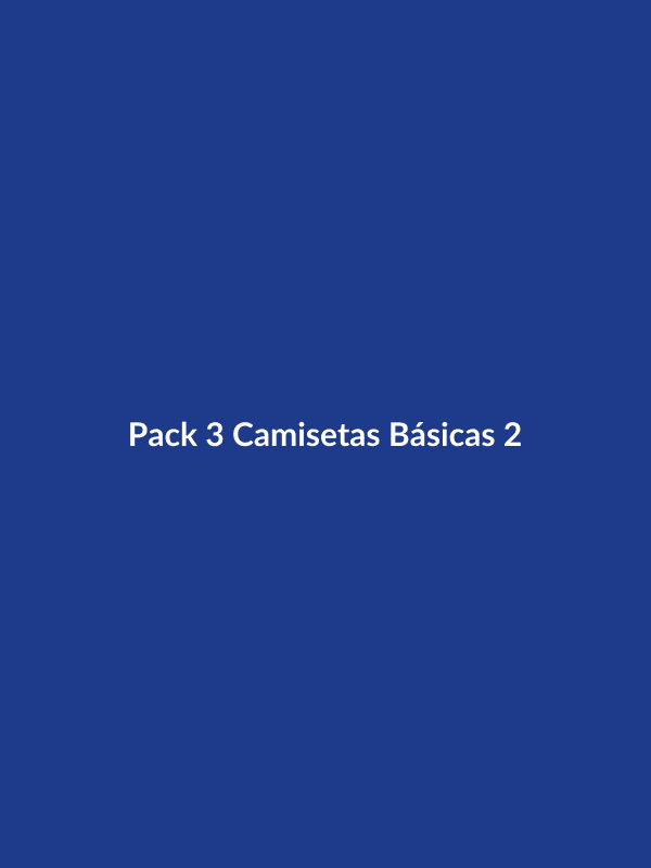 Pack 3 Camisetas Básicas - 2